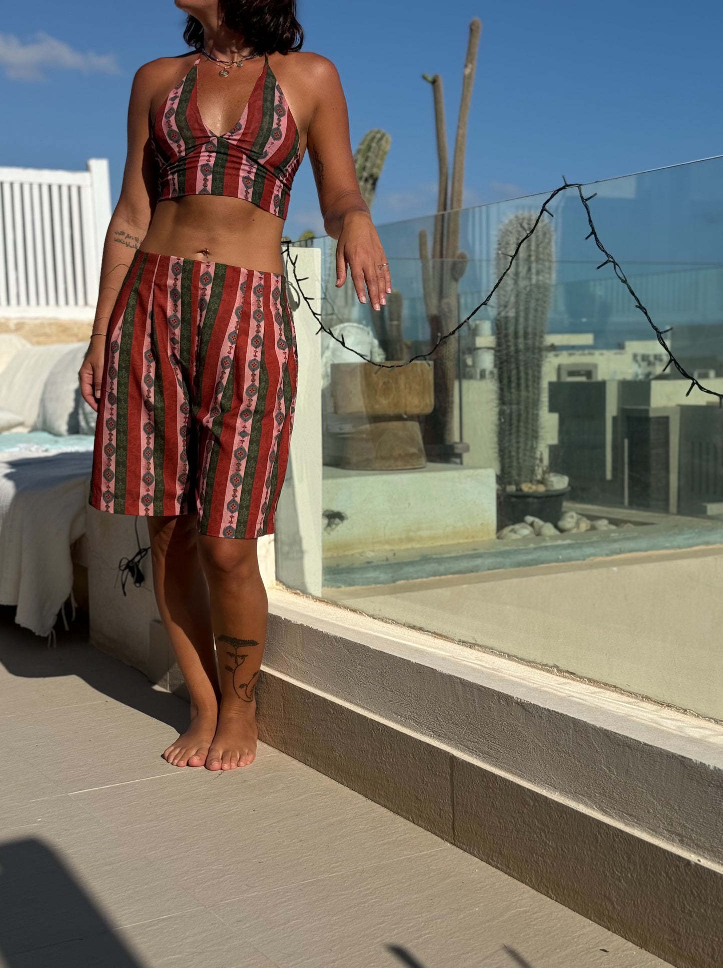 Red Cacti shorts