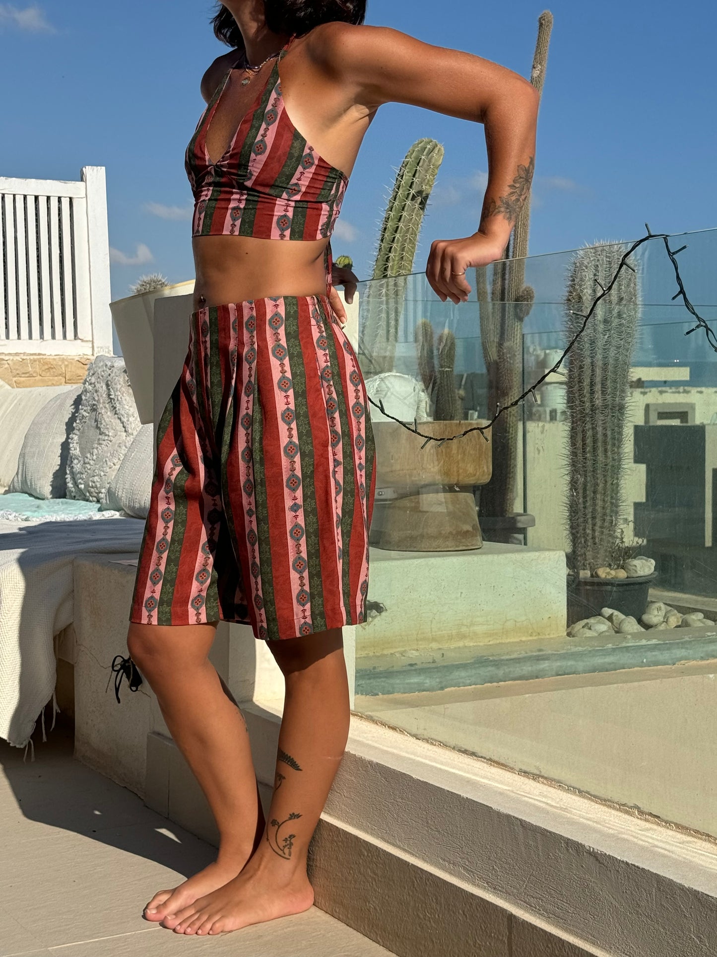 Red Cacti shorts