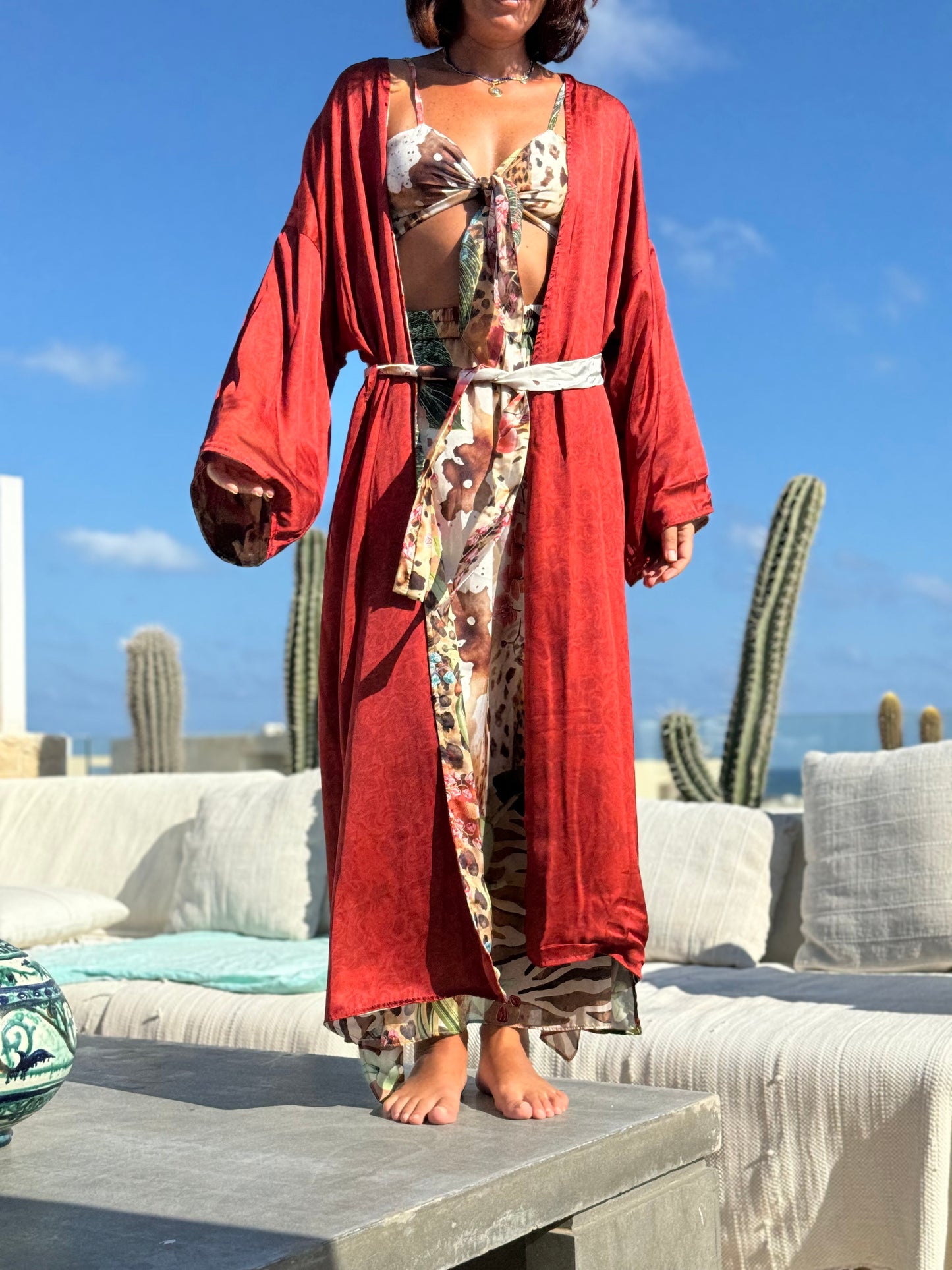 Wilderness reversible kimono