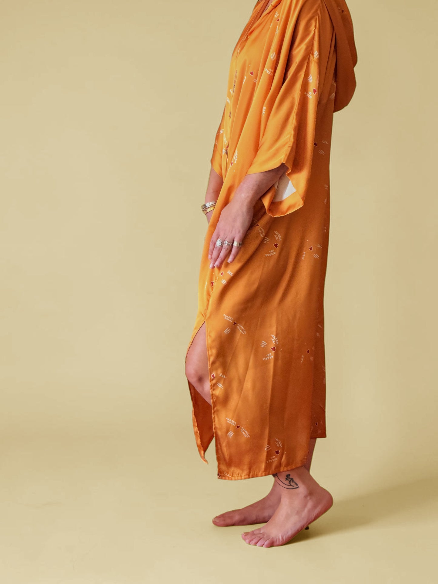Hoodie Shirt Dress Kimono