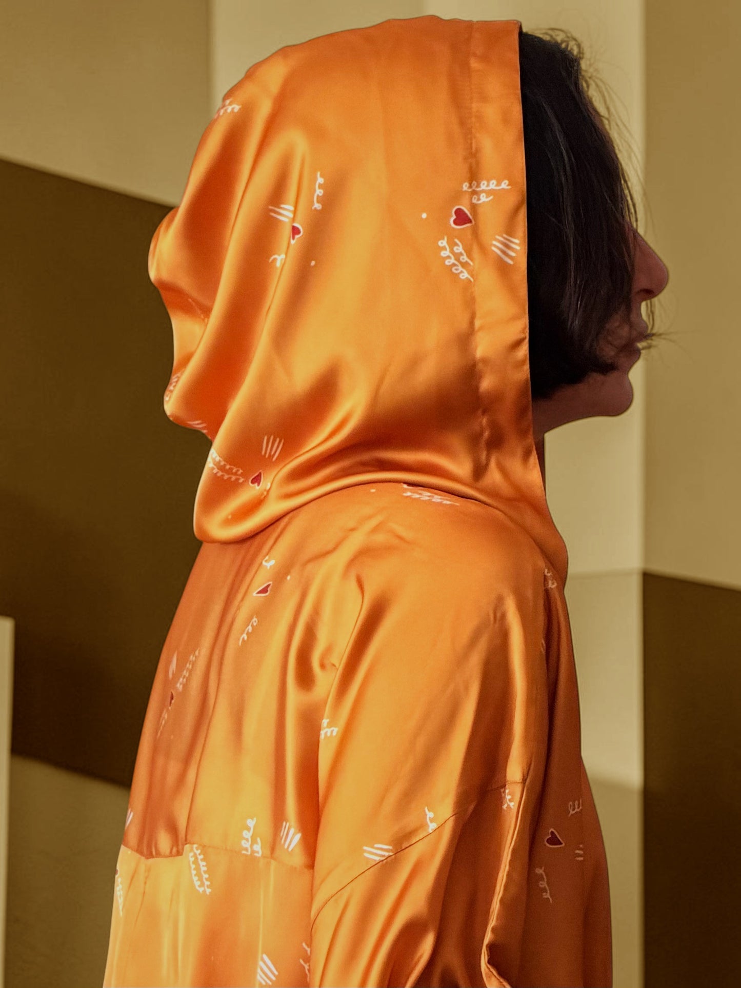 Hoodie Shirt Dress Kimono