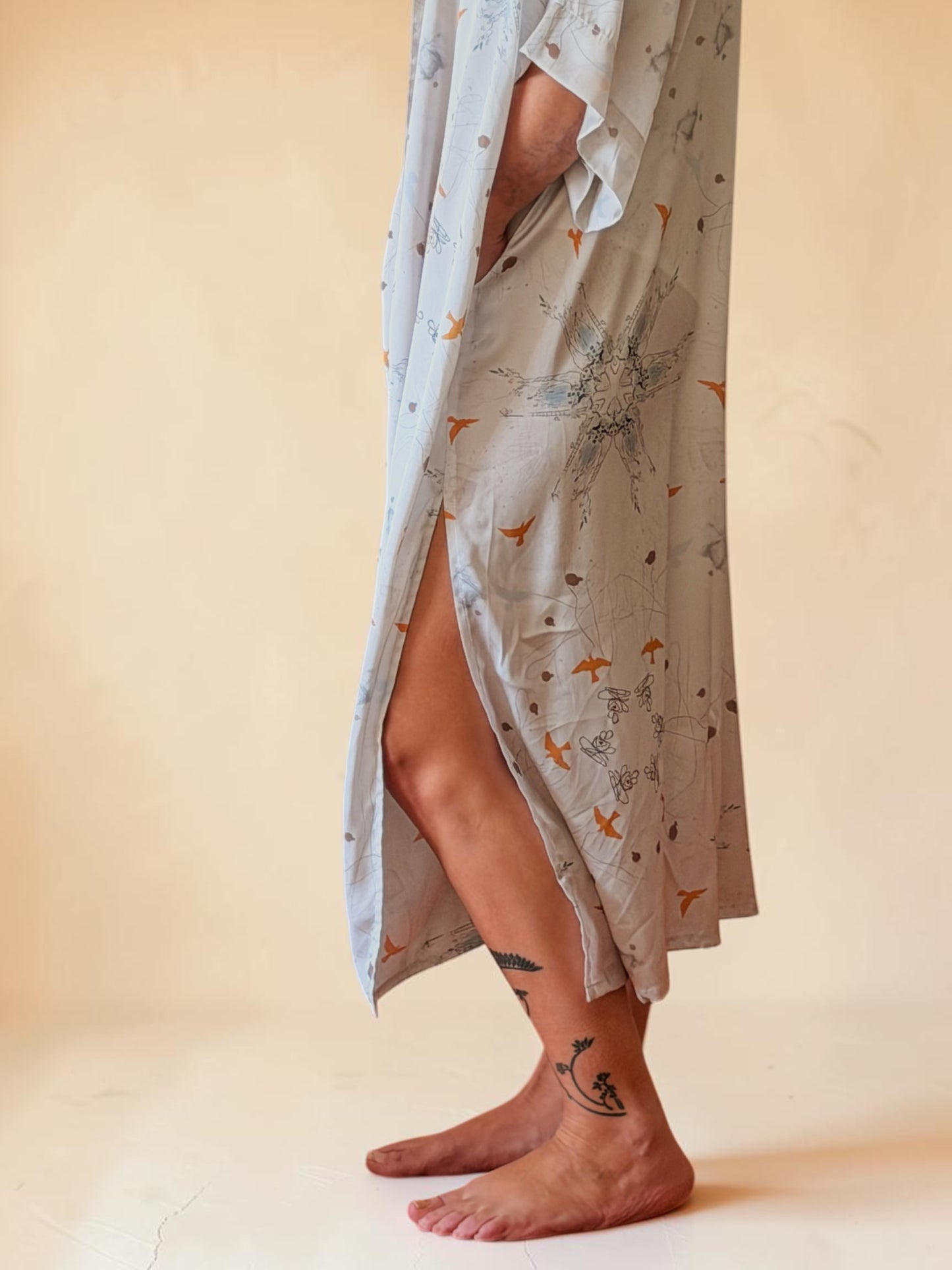 Hoodie Shirt Dress Kimono