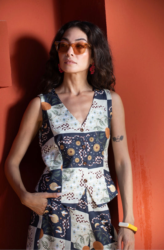 Cosmic Checkers Vest