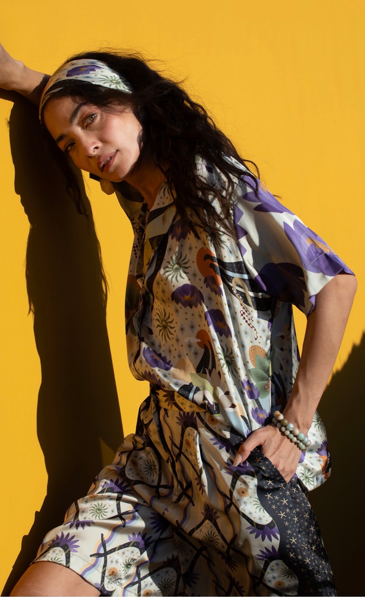 Night Bloom Bermuda Shorts